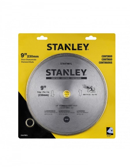 DISCO DIAMANTADO STANLEY 9" CONTINUO