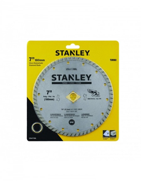 DISCO DIAMANTADO STANLEY 7" TURBO