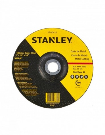 DISCO CORTE METAL STANLEY 7" X 3mm